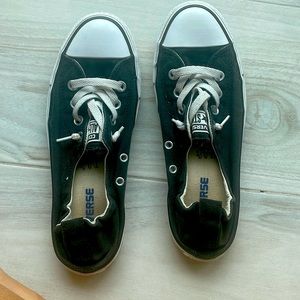 Black and white converse